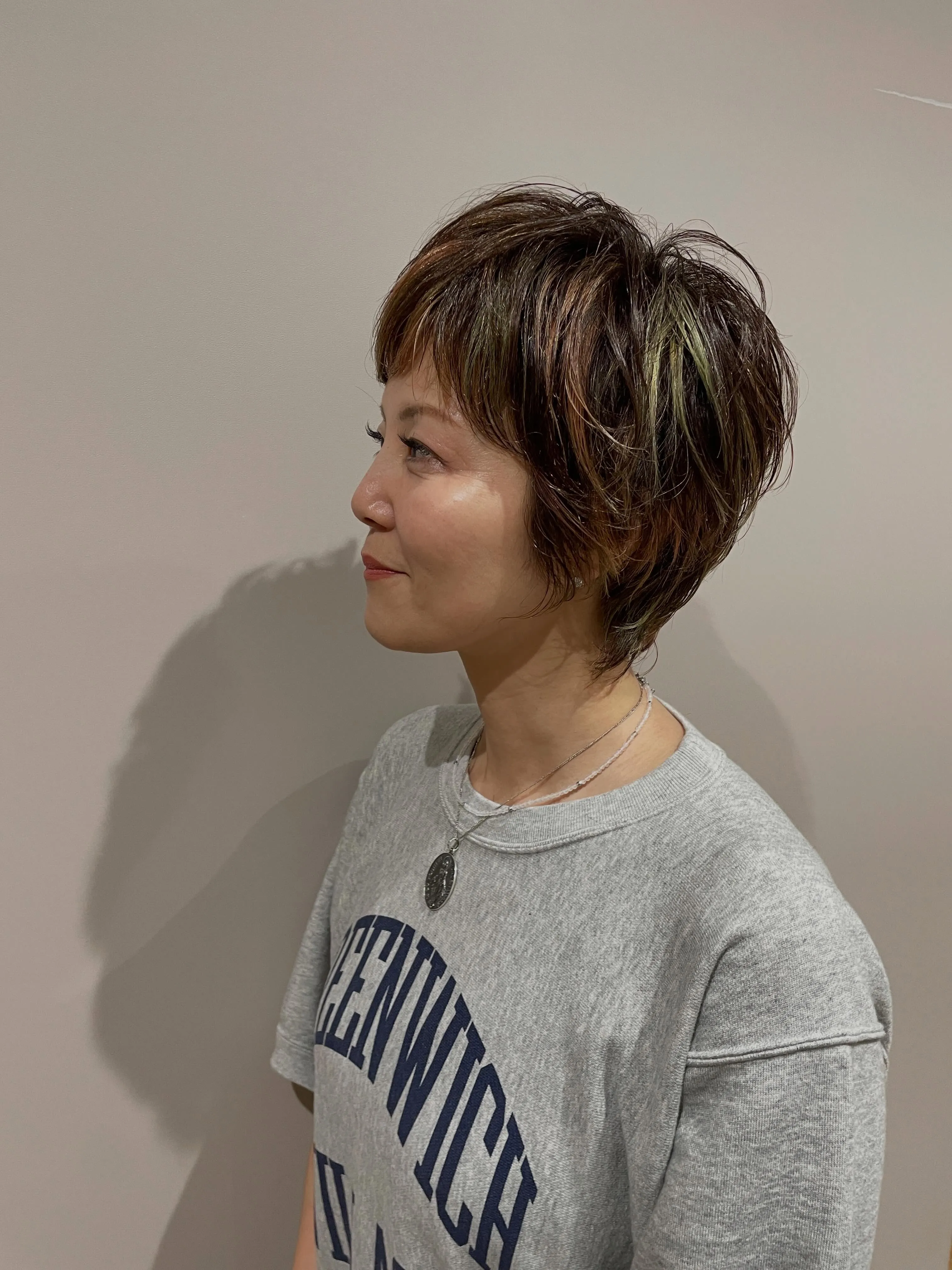 癖毛をデザインに変える。