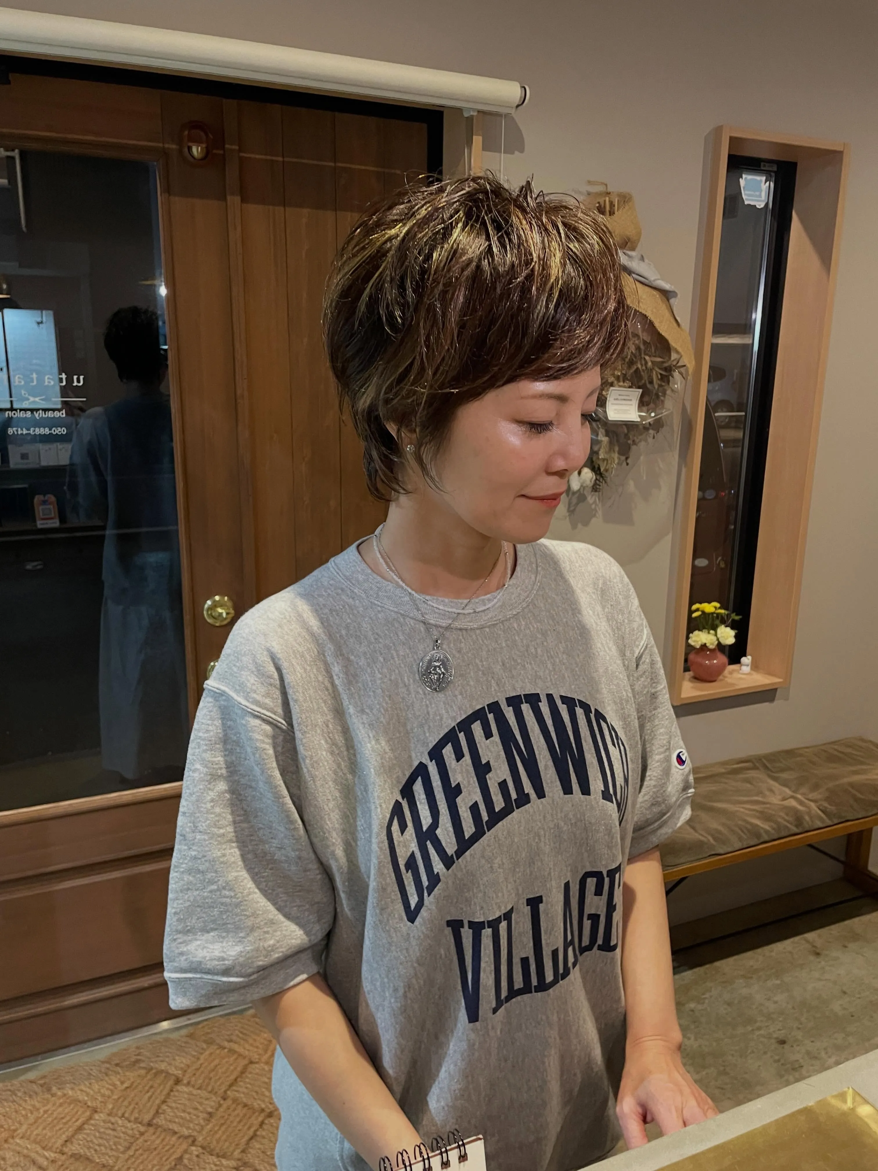 癖毛をデザインに変える。